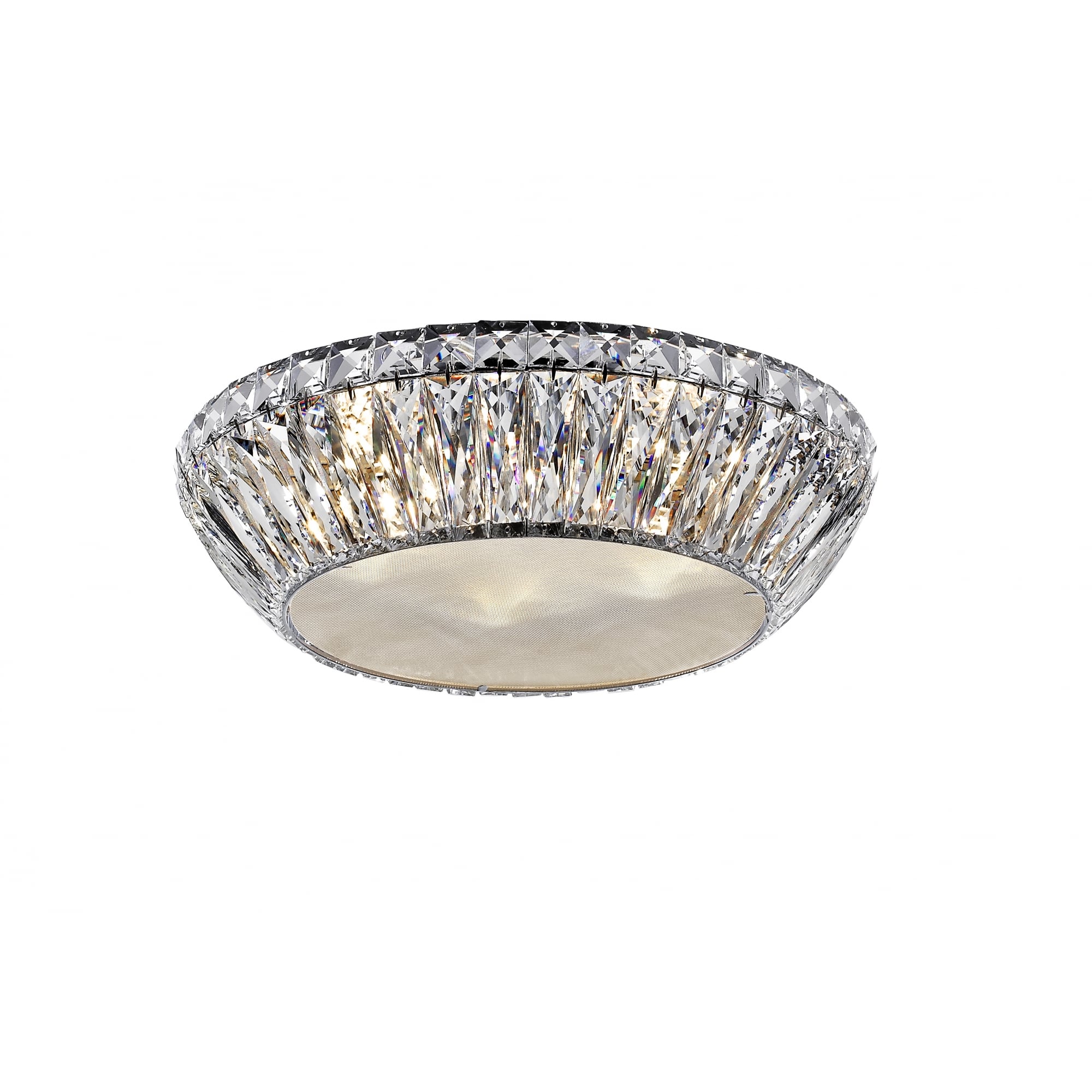 Armel Modern 5 Light LED Flush Ceiling Light In Chrome Finish LED1705/05/PL/CH