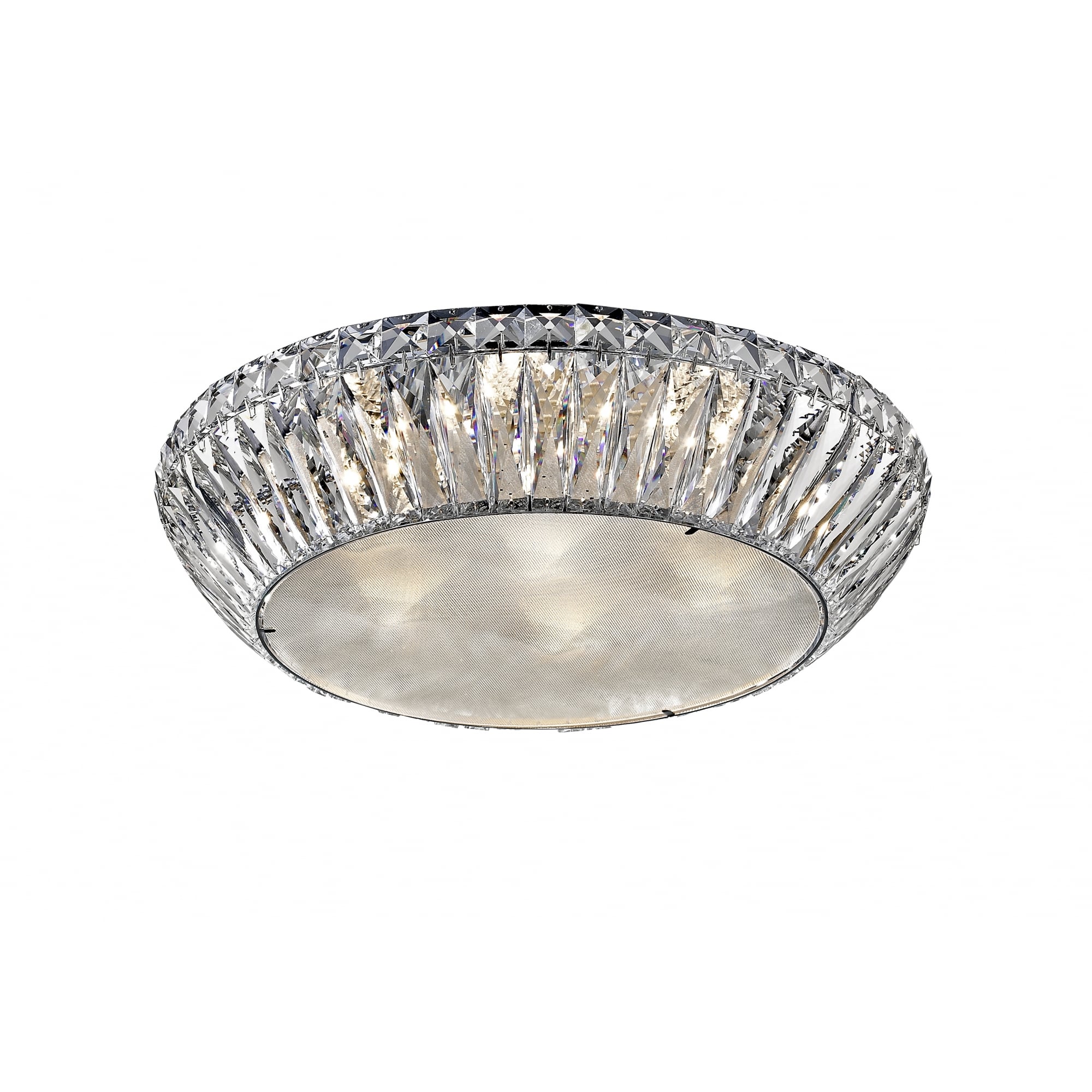 Armel Modern 7 Light LED Flush Ceiling Light In Chrome Finish LED1705/07/PL/CH