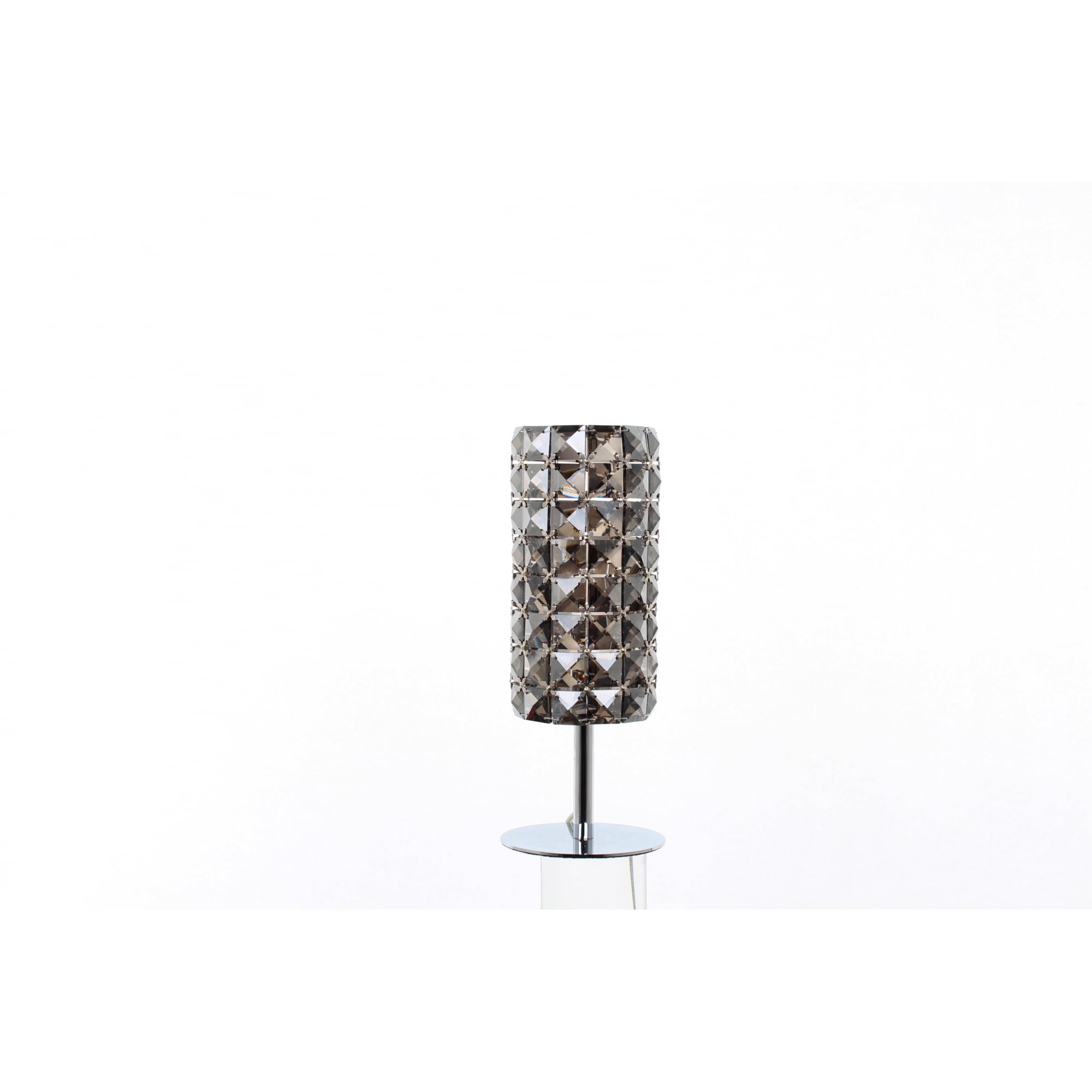 Veta Table Lamp In Chrome Finish With Smoked Crystal Glass CFH211151/TL/SMK/CH