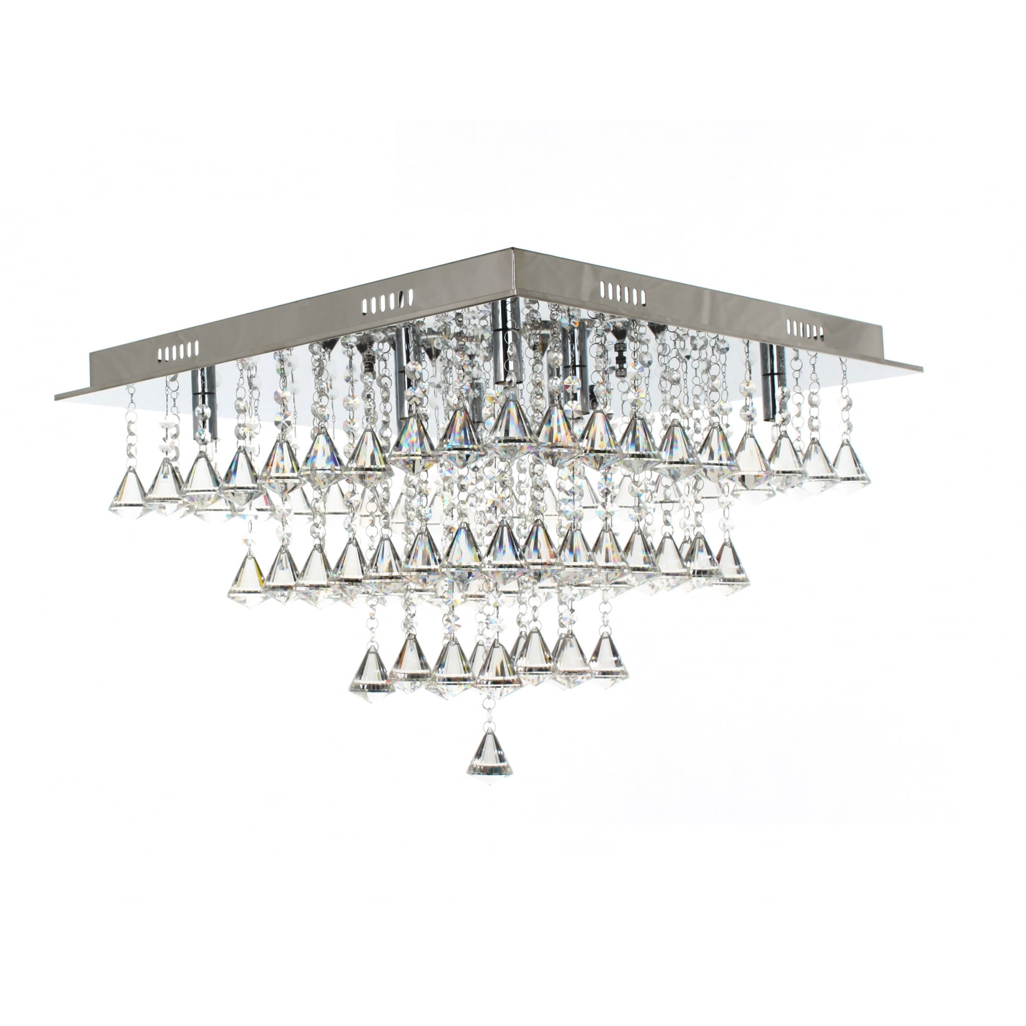 CFH301171/08/PL/CH Parma 8 Light Flush Ceiling Light
