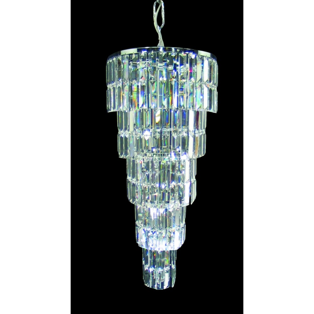 CE20610/07/CH Padua 7 Light Tiered Chrome Ceiling Pendant