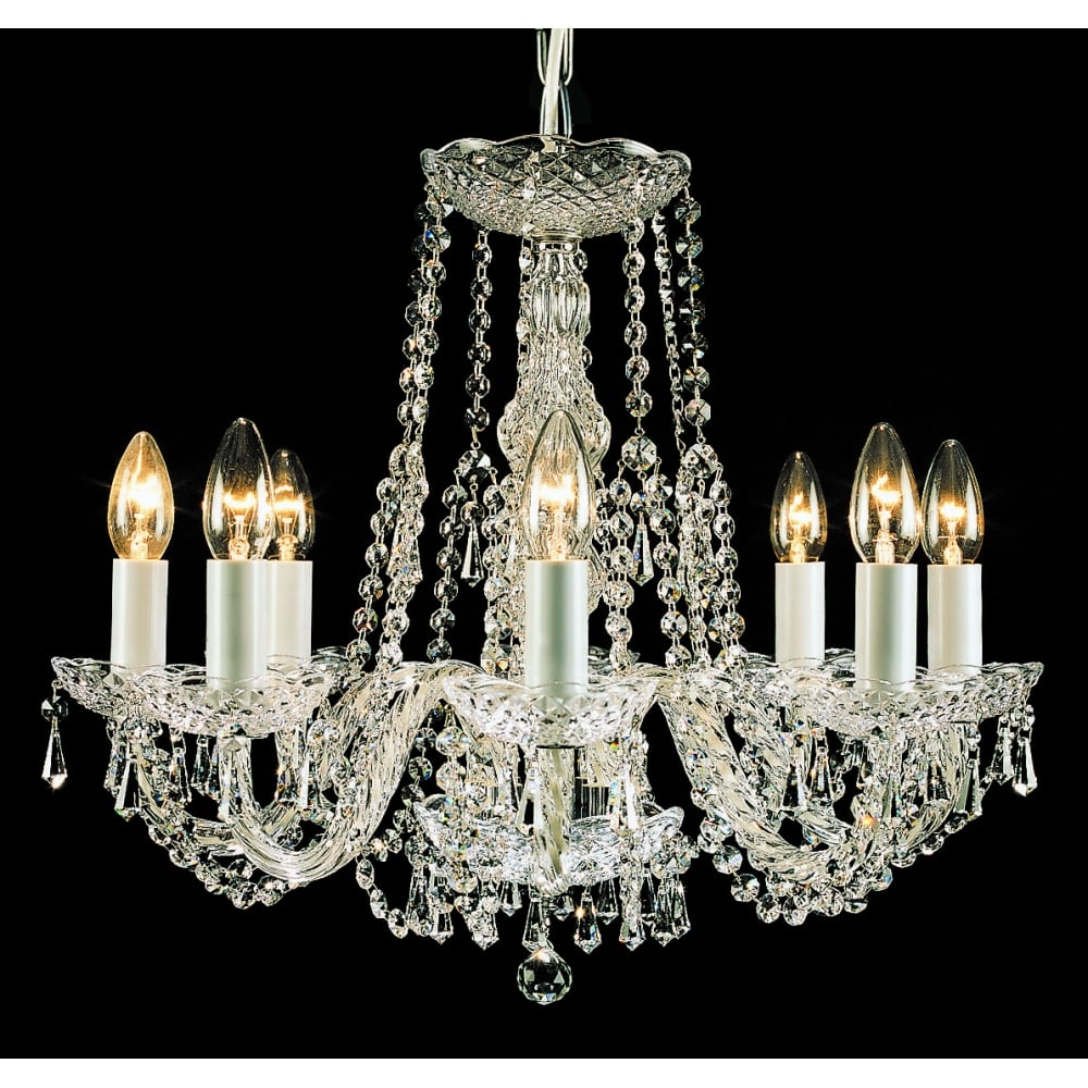 Modra Stylish Crystal 8 Light Chandelier CP00021/08/CH