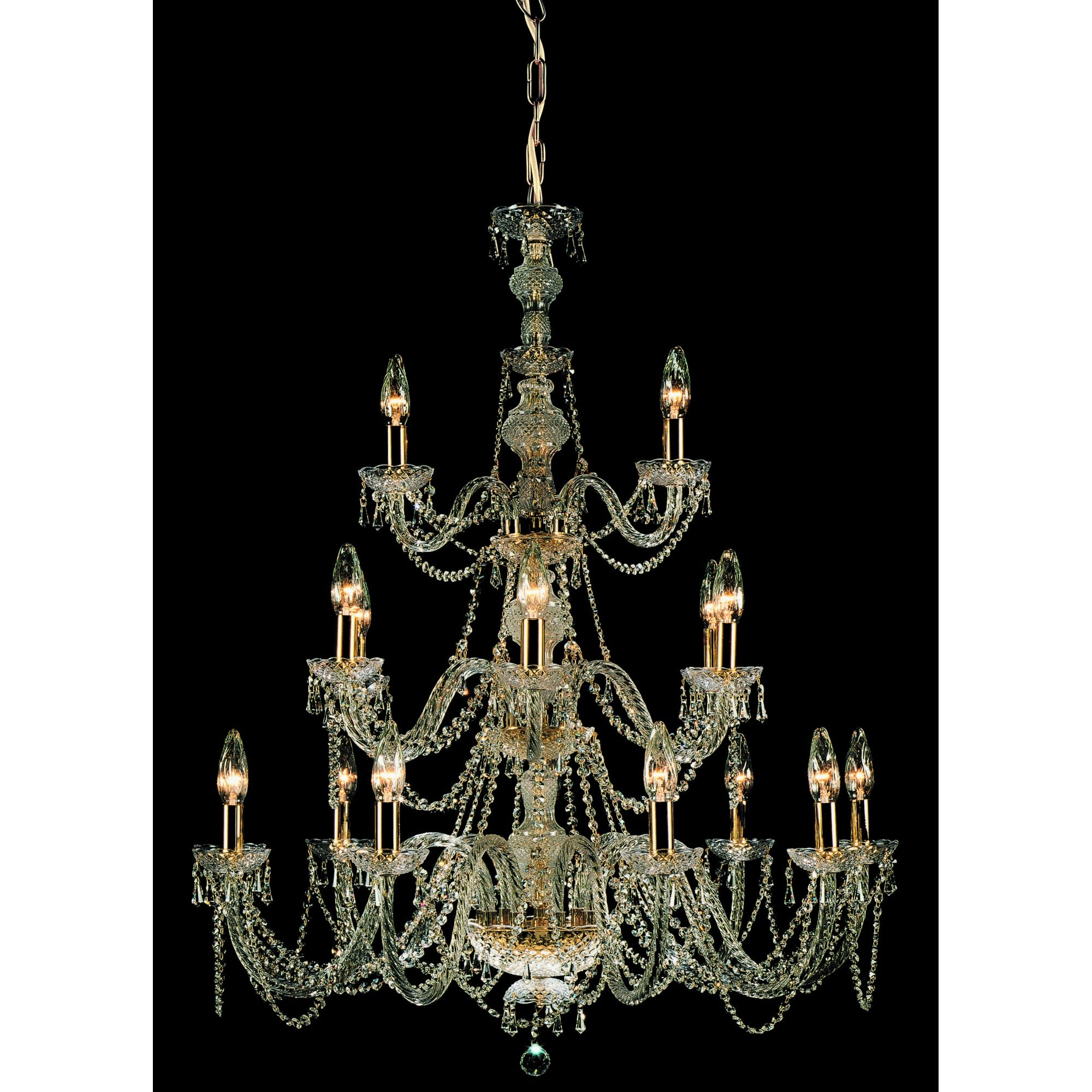 Modra 18 Light Georgian Crystal Chandelier CP06028/18