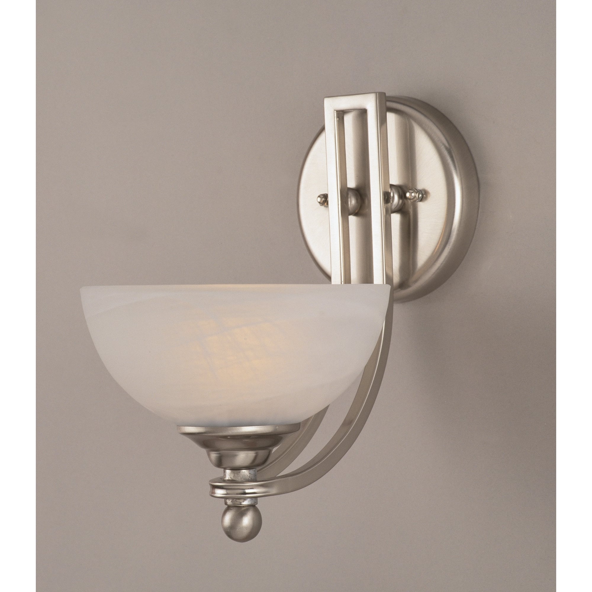 Texas Contemporary Single Satin Nickel Wall Bracket PG00532/01/WB