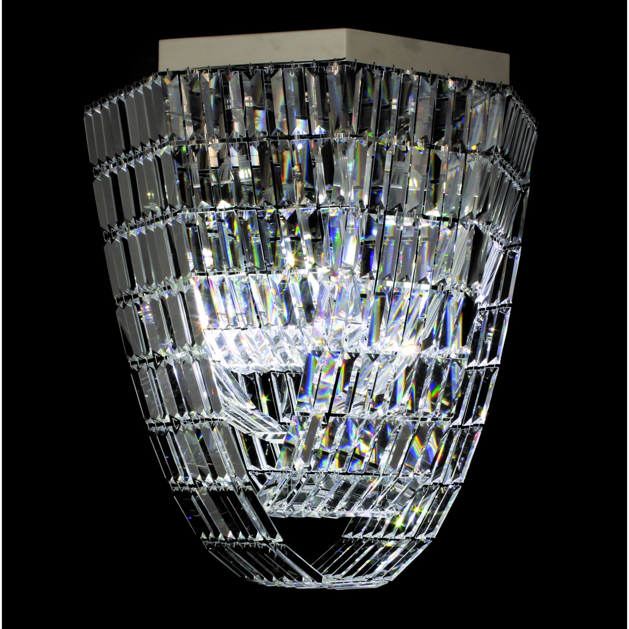 ST005048/OCT/CH Crystal Art LED Octagon Chrome Ceiling Light