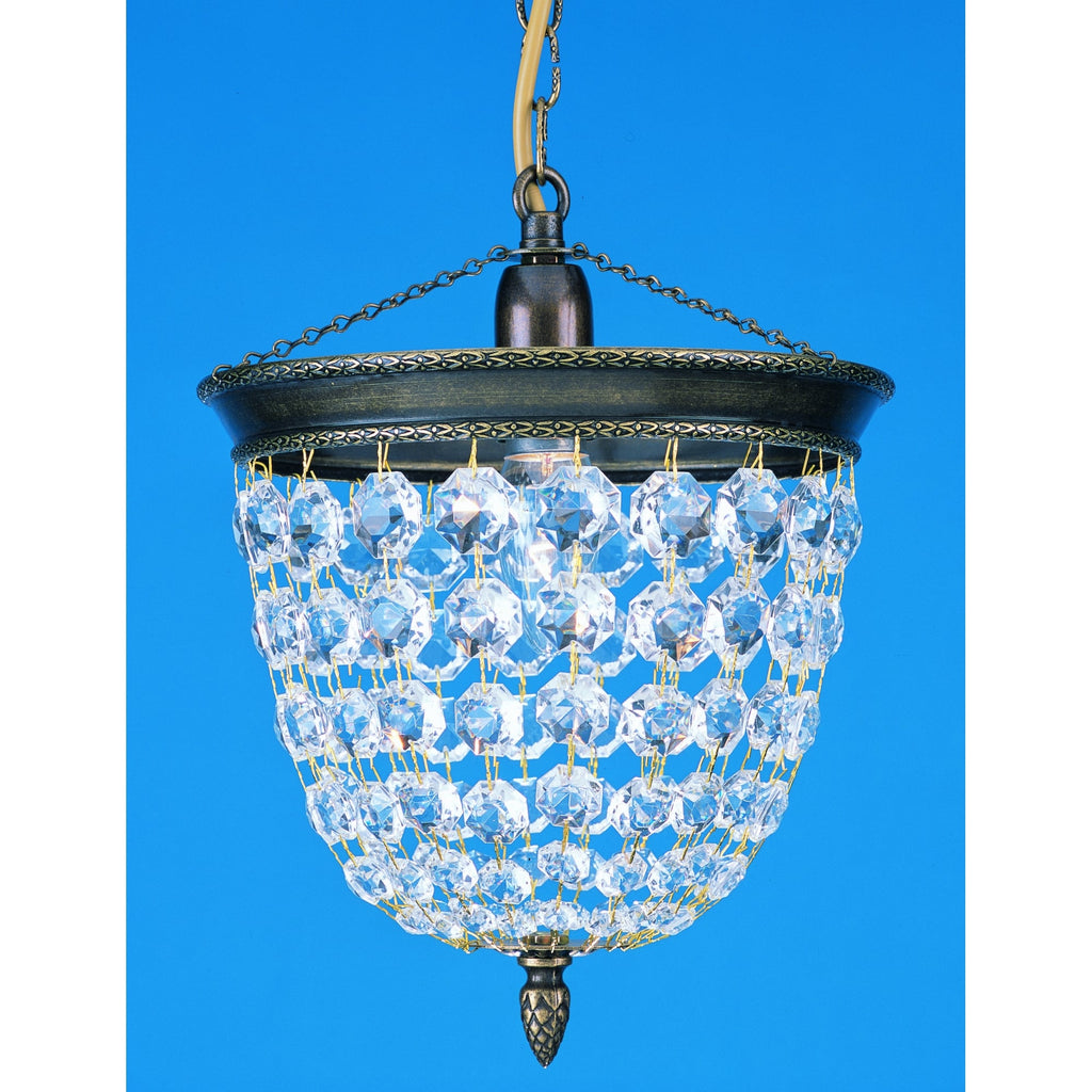 Baguette 1 Light Crystal Chandelier ST03074/20/01