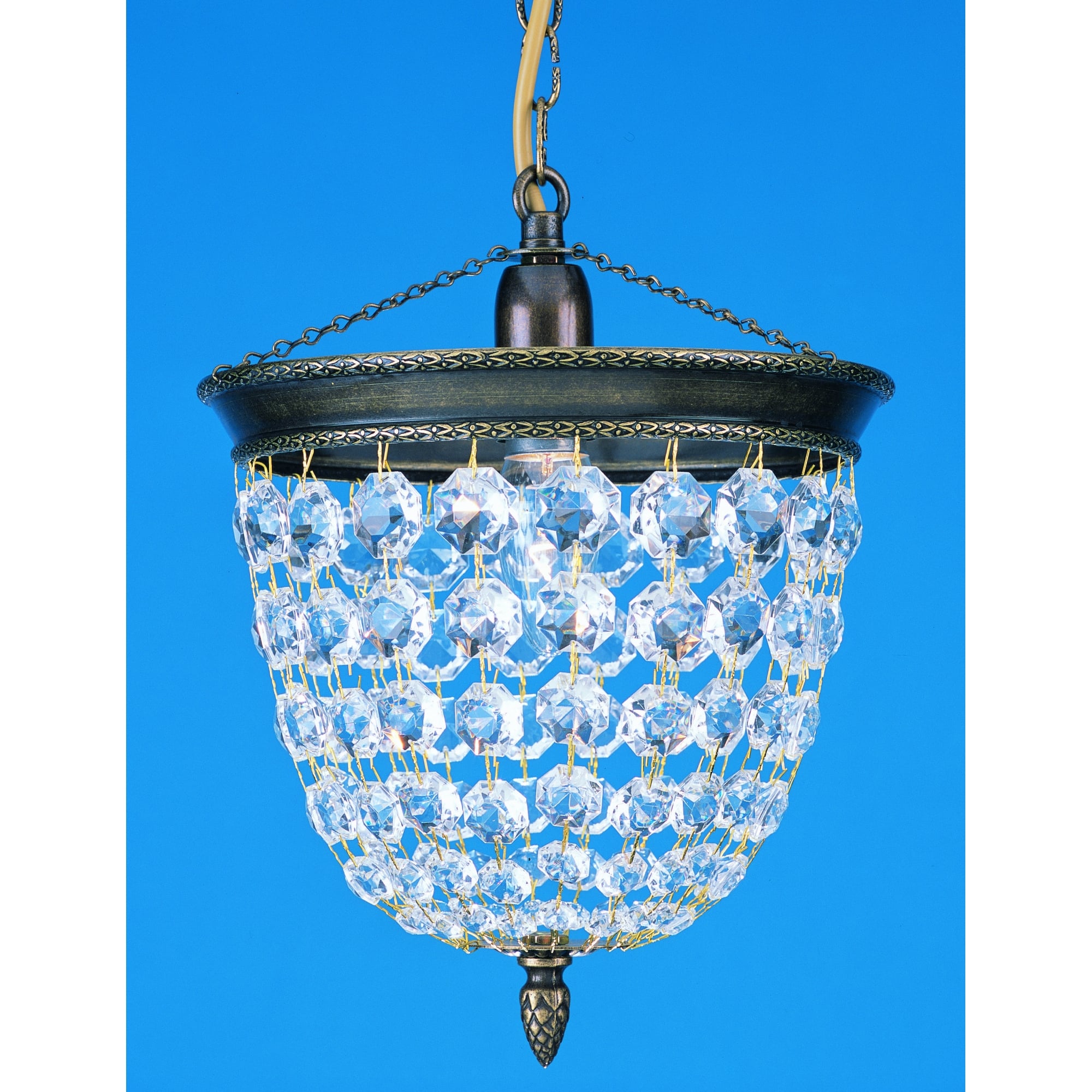 Baguette 1 Light Crystal Chandelier ST03074/20/01