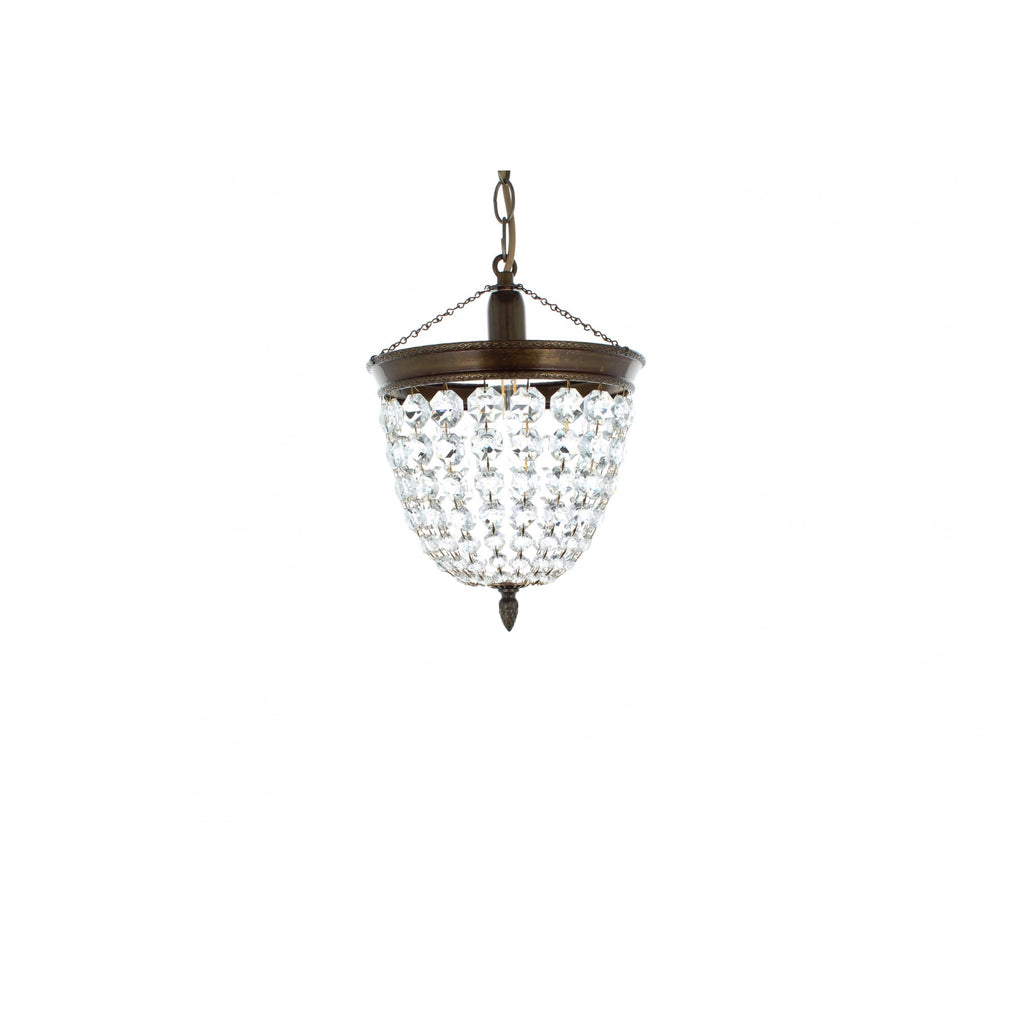 Baguette 1 Light Crystal Chandelier ST03074/20/01