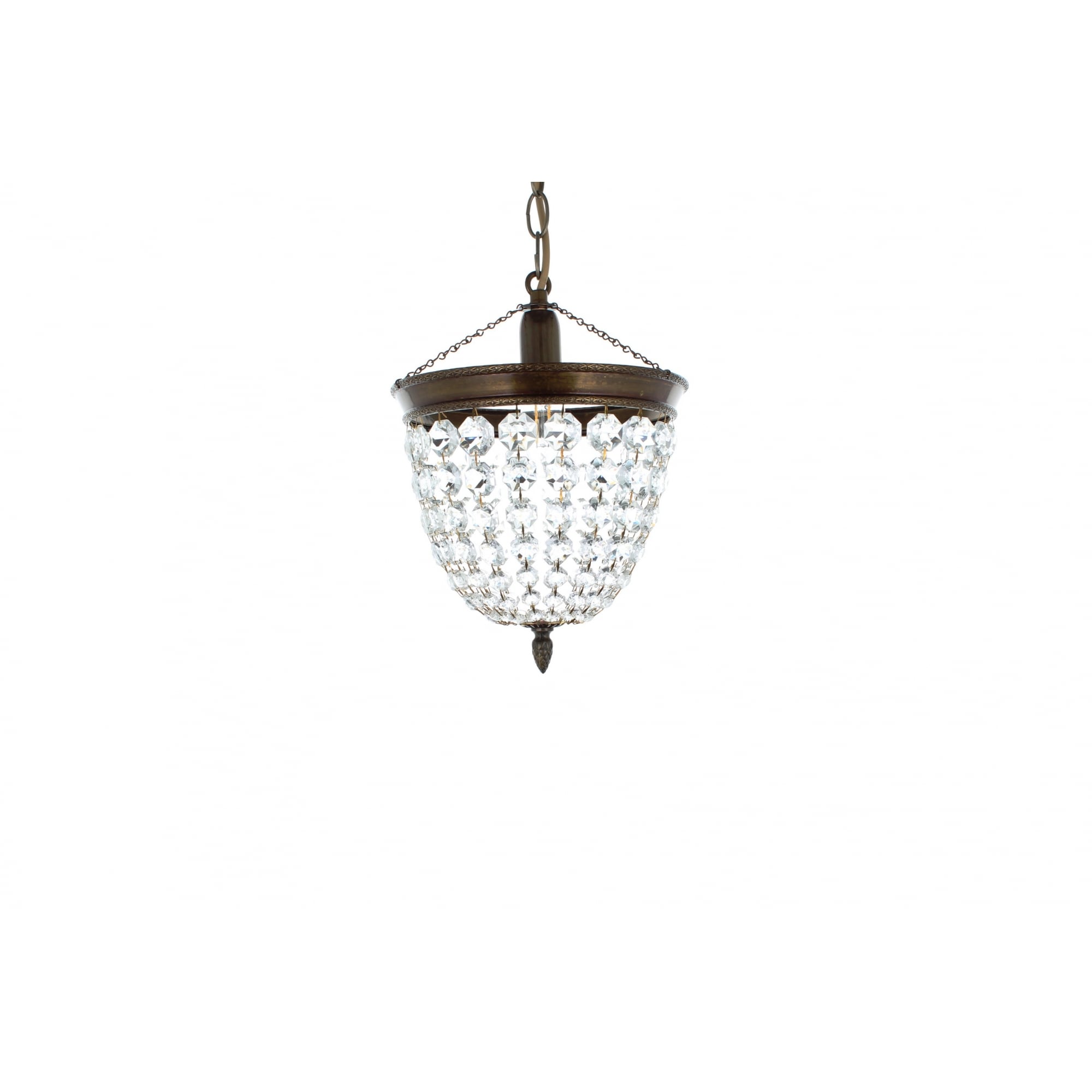 Baguette 1 Light Crystal Chandelier ST03074/20/01