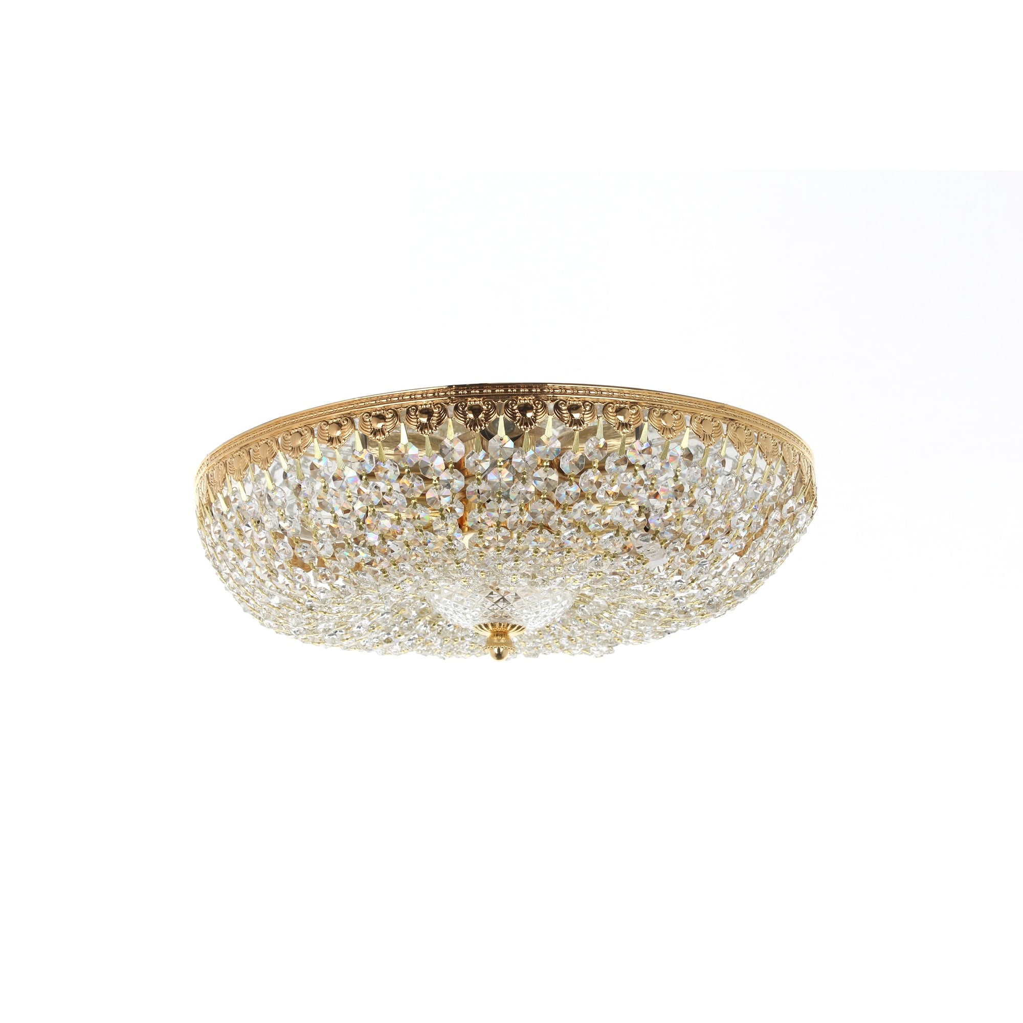 Hanover Five Light Medium Crystal Flush Ceiling Fitting ST00210/40/05