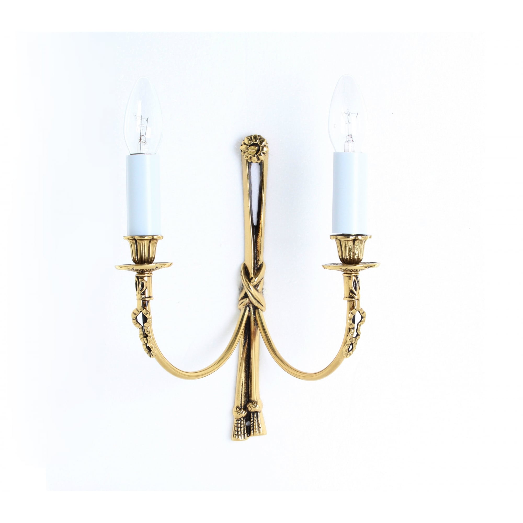 Richmond Stylish Twin Wall Light In Polished Brass SMBB00012A/PB