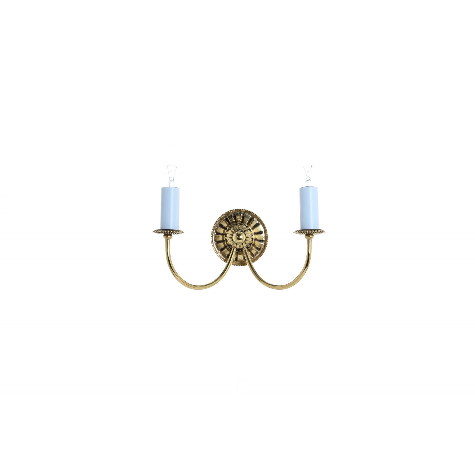 Solar Elegant Twin Wall Light In Polished Brass SMBB00072/PB