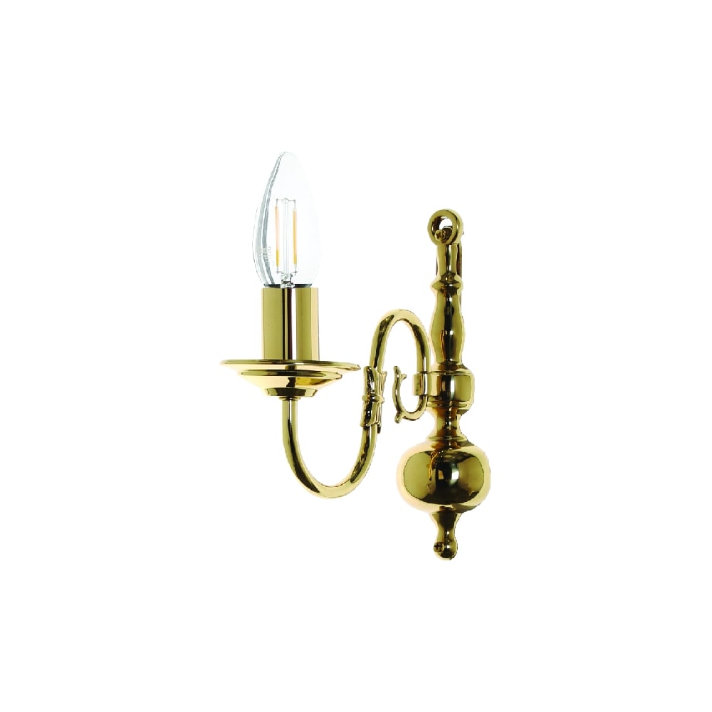 Flemish 1 Light Wall Bracket In A Choice Of Finishes BF00350/01/WB