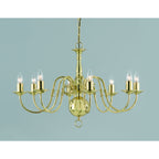 Flemish 8 Light Chandelier In A Choice Of Finishes BF00350/08