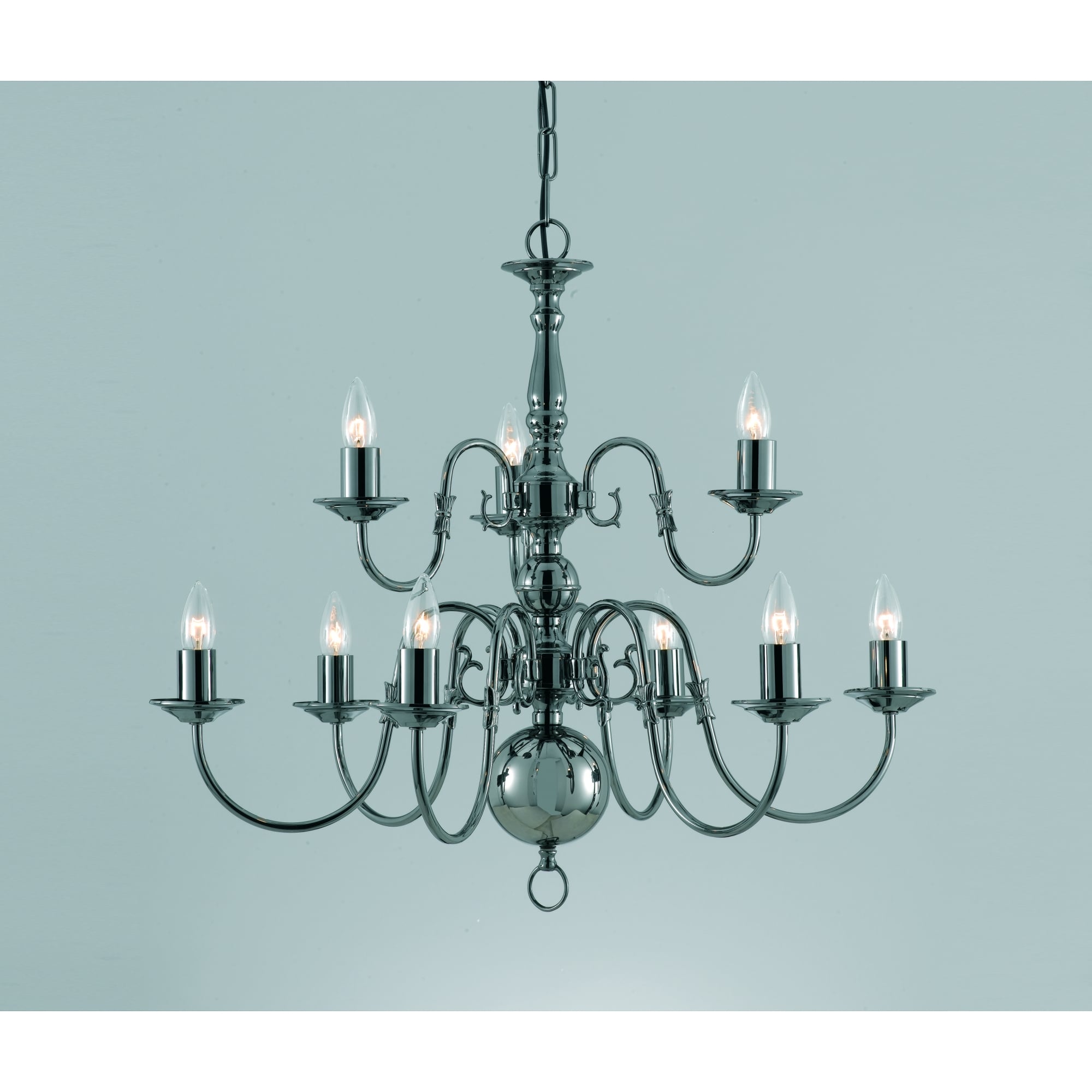 Flemish 9 Light Chandelier In A Choice Of Finishes BF00350/6+3