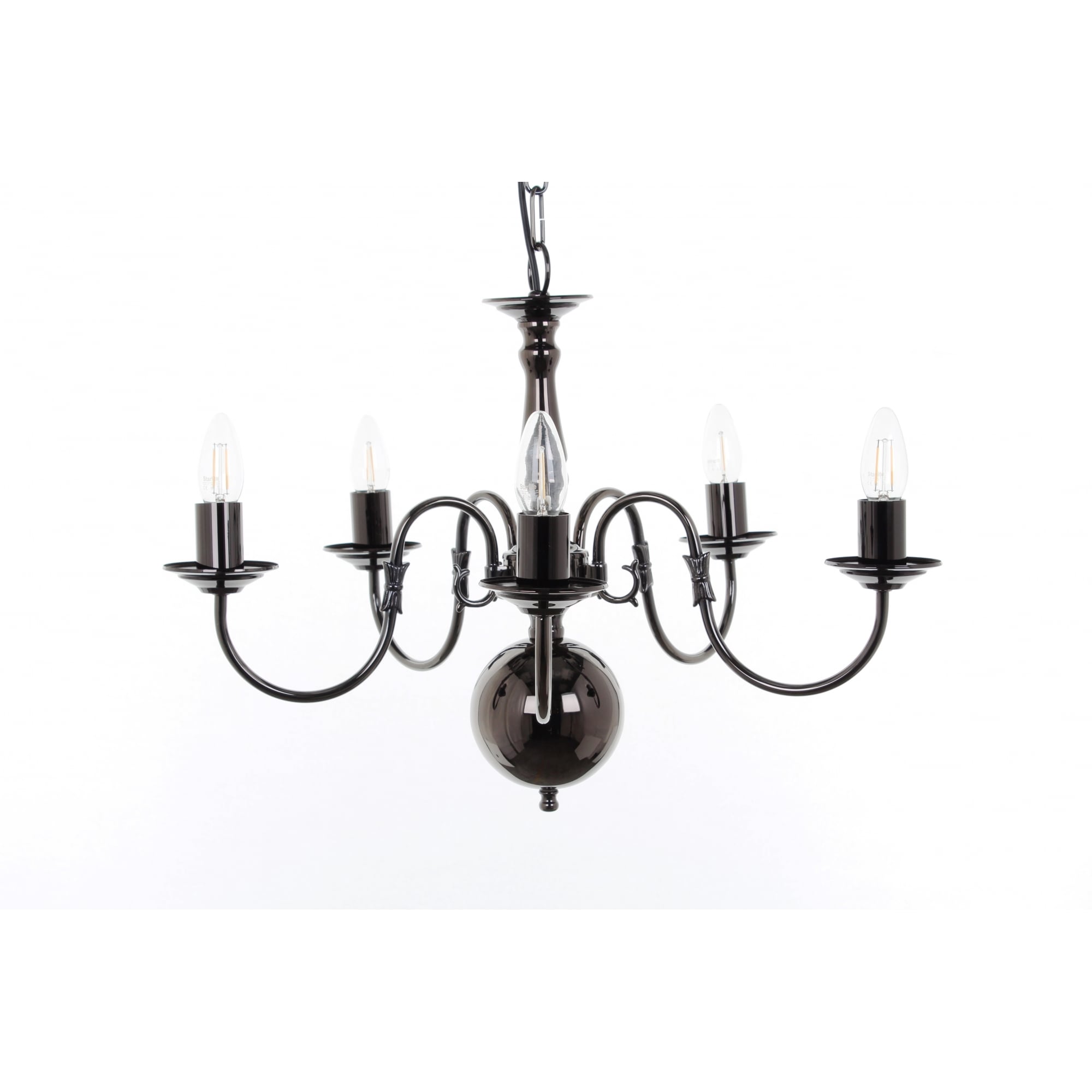 Flemish 5 Light Chandelier In A Choice Of Finishes BF00350/05