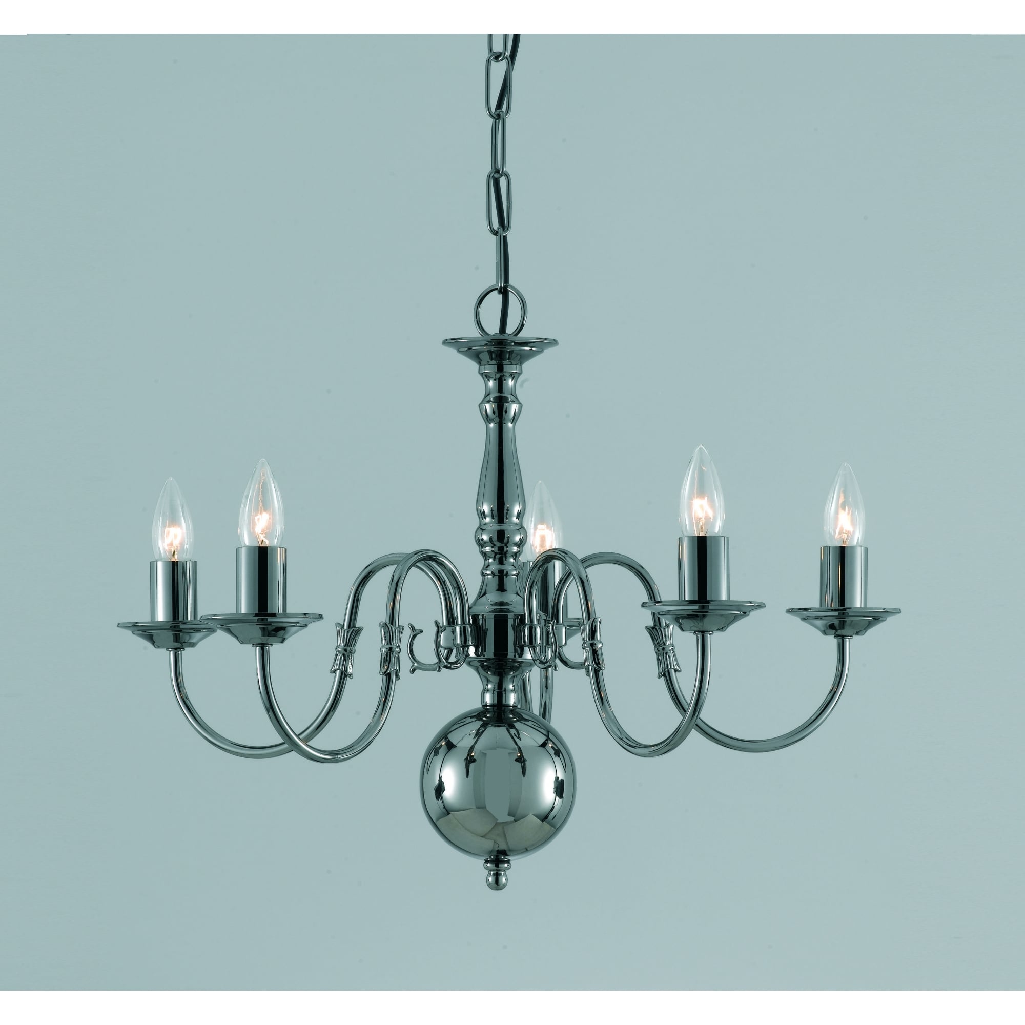 Flemish 5 Light Chandelier In A Choice Of Finishes BF00350/05
