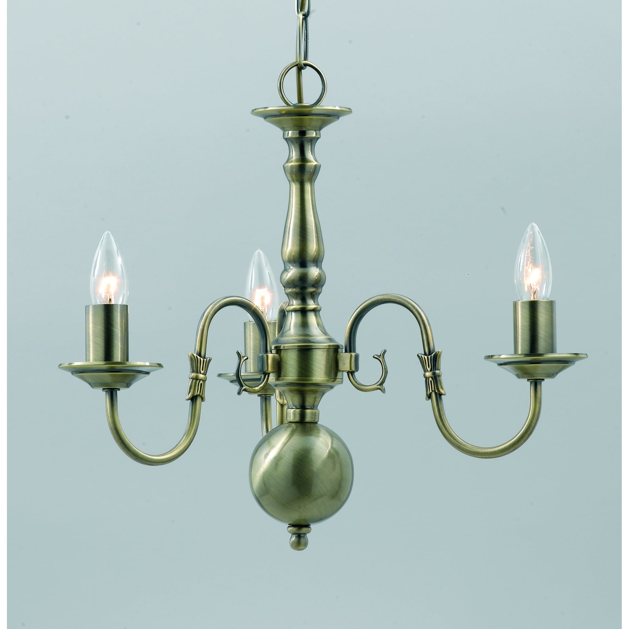 Flemish 3 Light Chandelier In A Choice Of Finishes BF00350/03