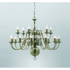 Flemish 18 Light Chandelier In A Choice Of Finishes BF00350/12+6/AB