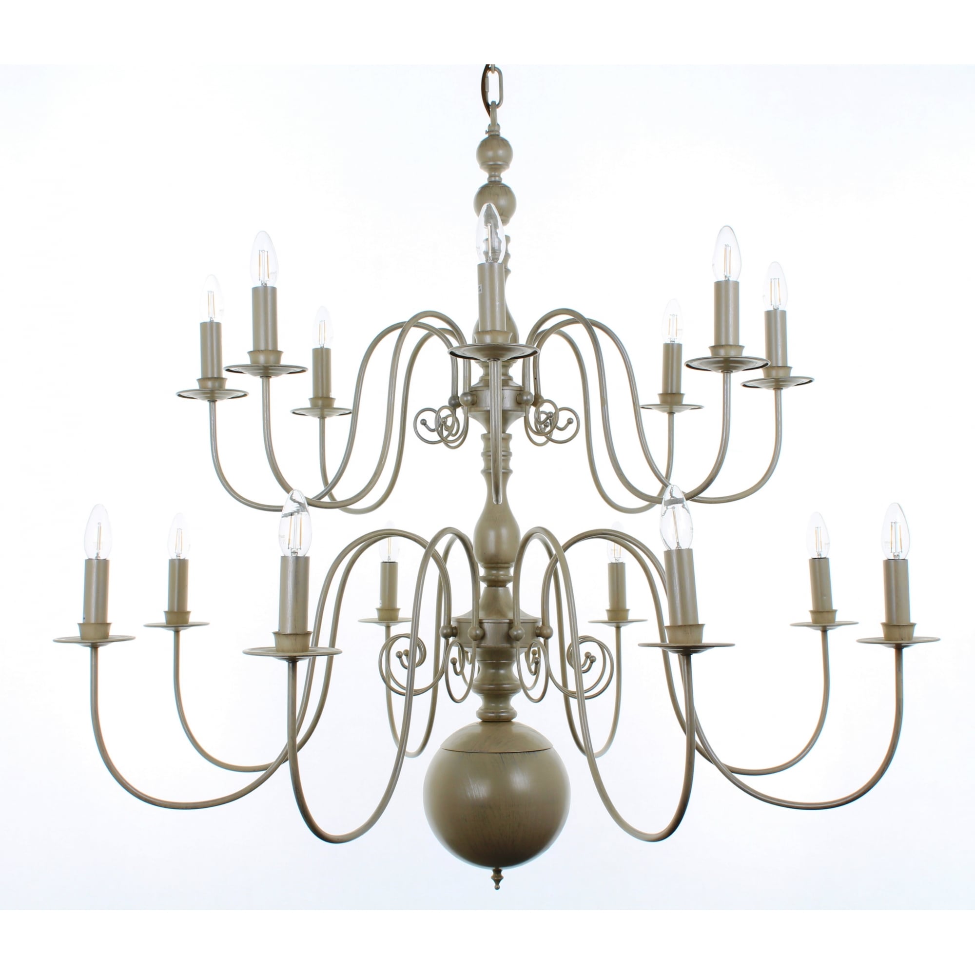 Bologna 16 Light Cream Chandelier PG05579/16