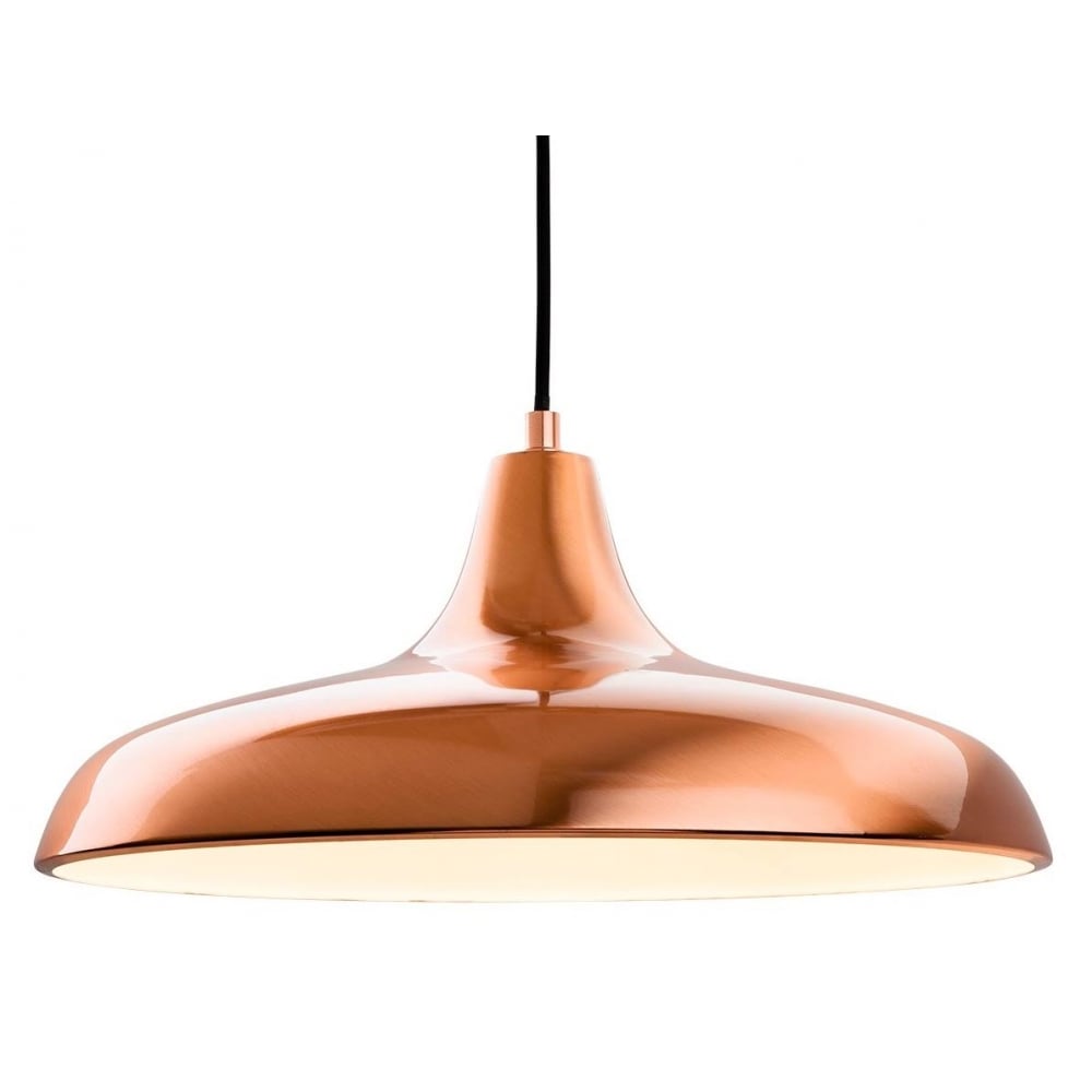 Curtis Contemporary Ceiling Pendant Light In Brushed Copper Finish 4854CP