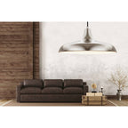 Curtis Contemporary Ceiling Pendant Light In Brushed Steel Finish 4854BS