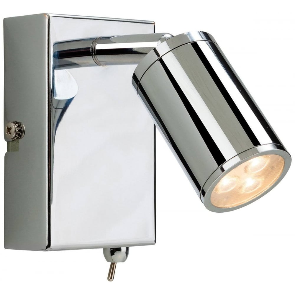 Orion LED Modern Reading Wall Light In Chrome Finish 3453CH