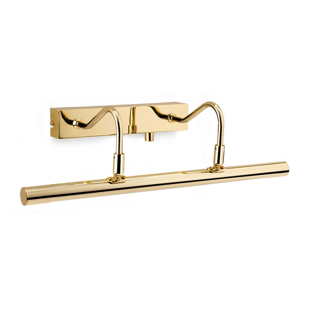 Dimmable 45.5 cm LED Picture Light In Polished Brass Finish 4893BR