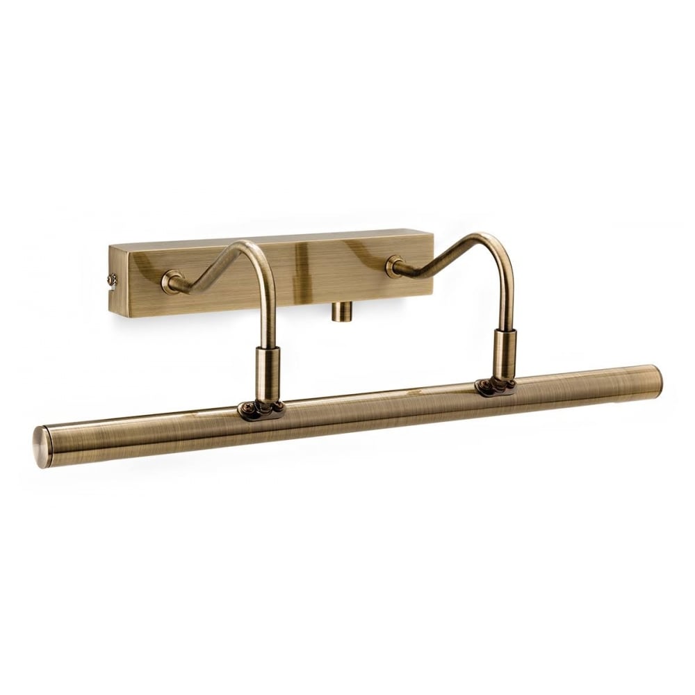 Dimmable 45.5 cm LED Picture Light In Antique Brass Finish 4893AB