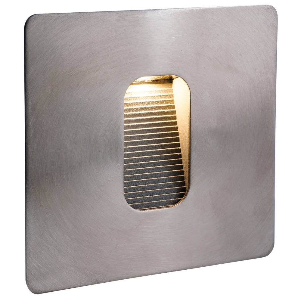 Square Wall And Step LED Light In Stainless Steel Finish 3420ST