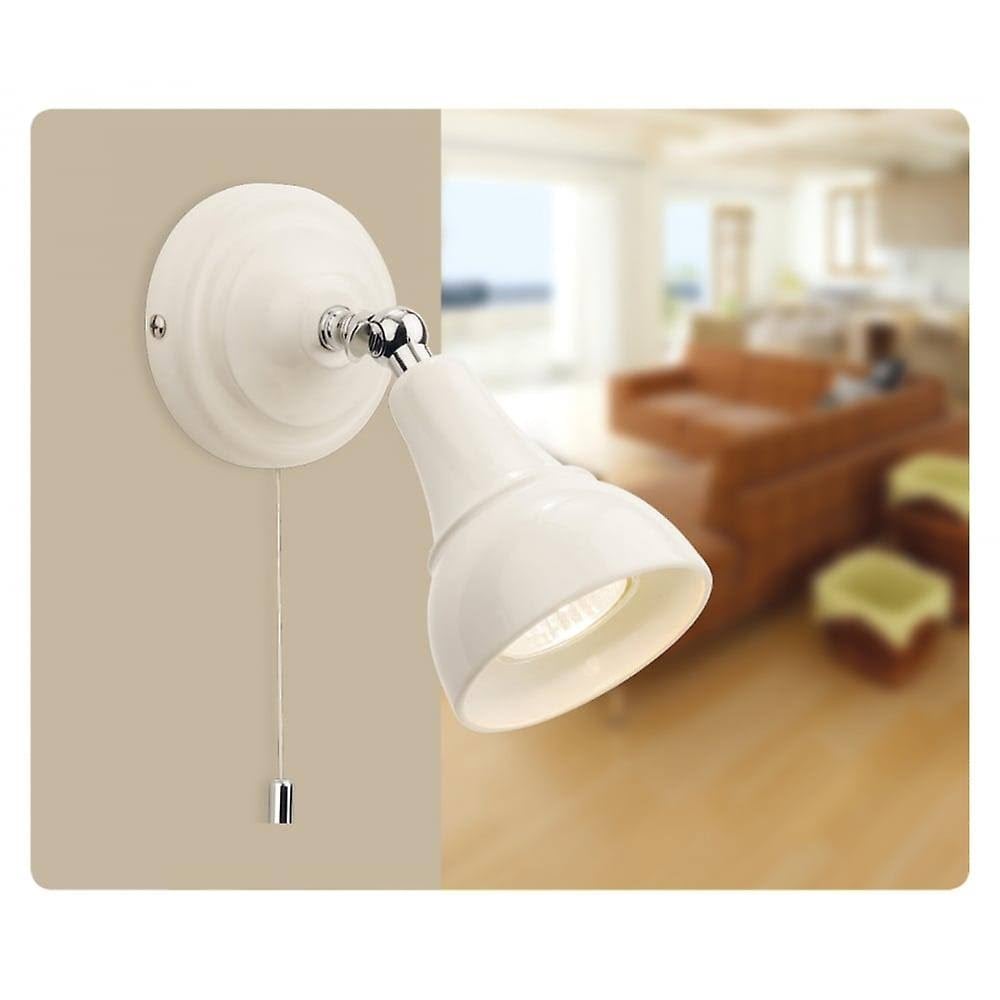 Country Single Wall Spotlight In Cream Finish 3464CR