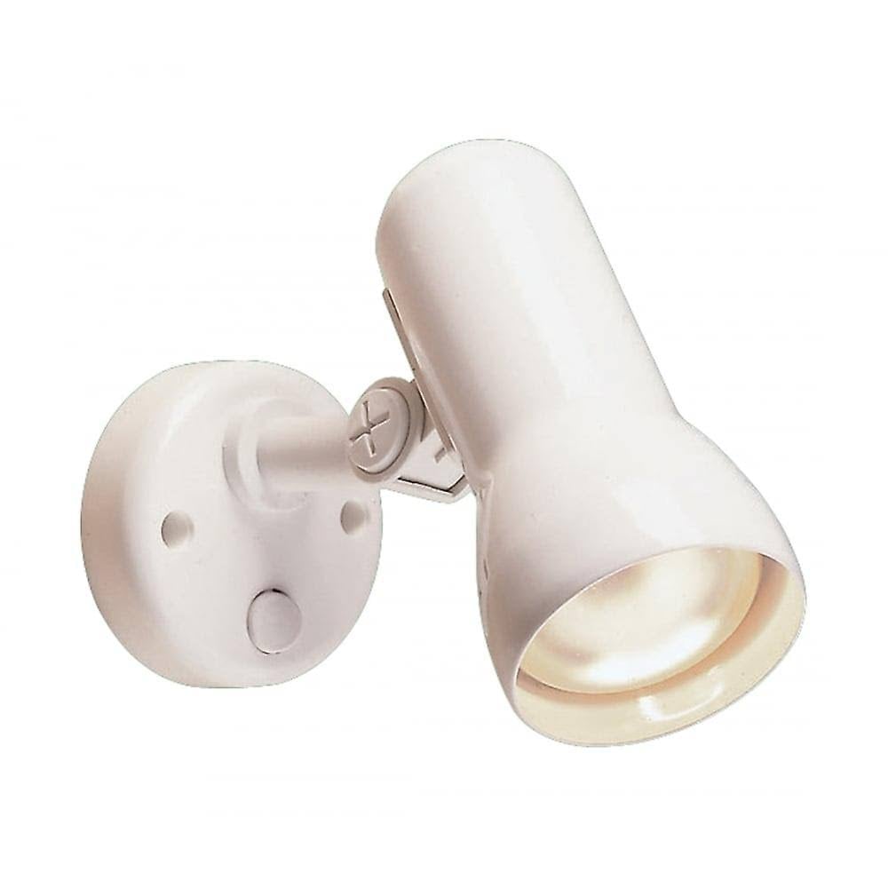 Polar Modern Single Wall Spotlight In White Finish 9500