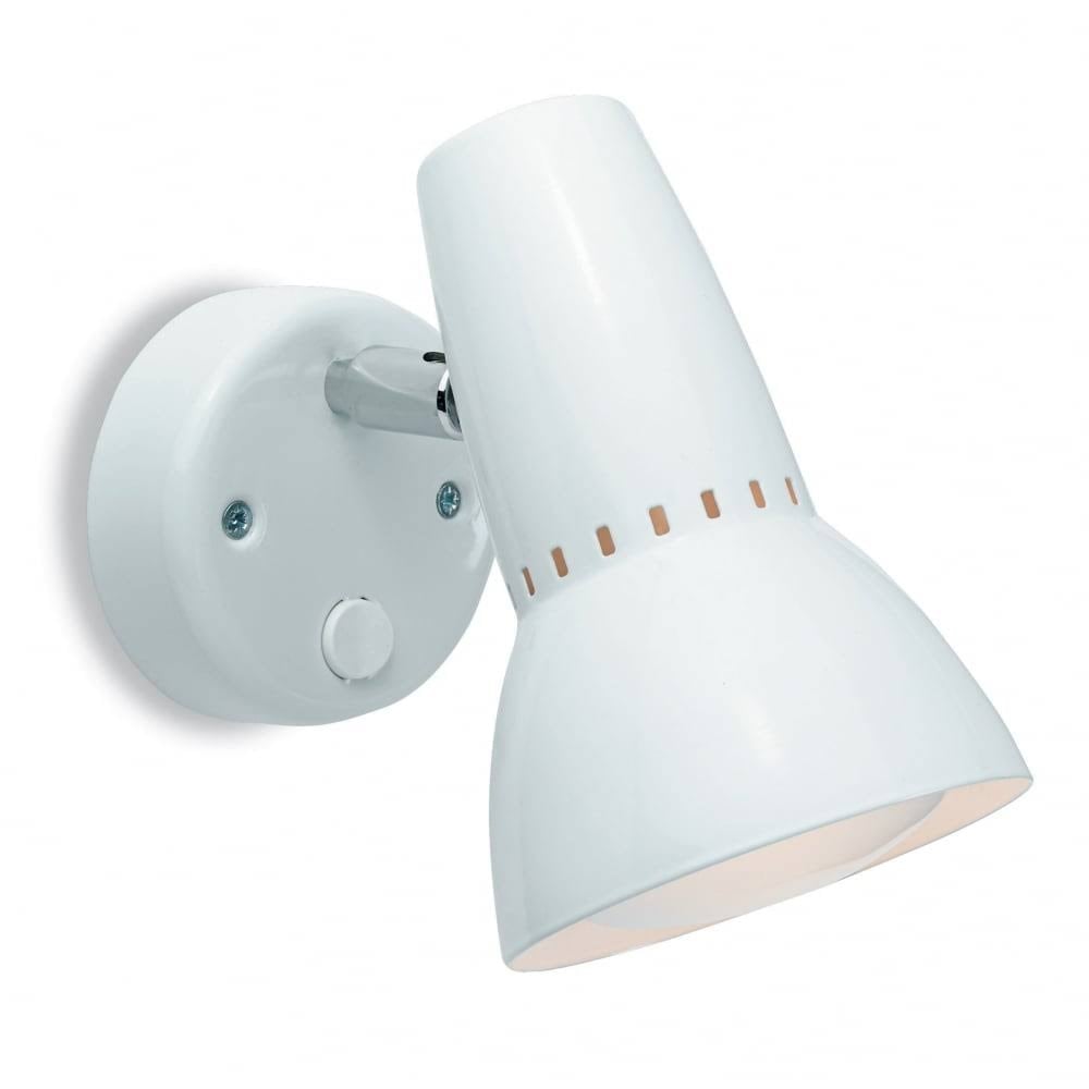 Lynx 100 Modern Single Wall Spotlight In White Finish 5521