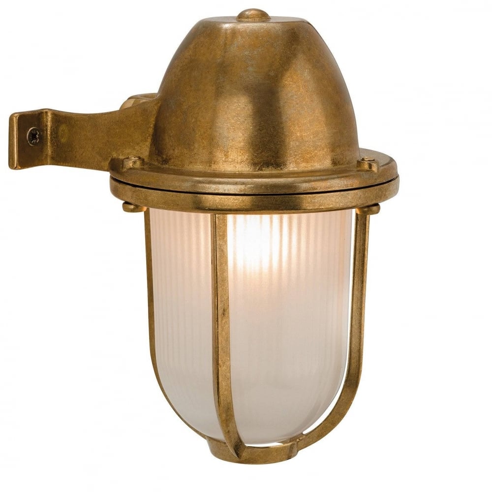 Outdoor Wall Light in Solid Brass Finish IP64 3435BR