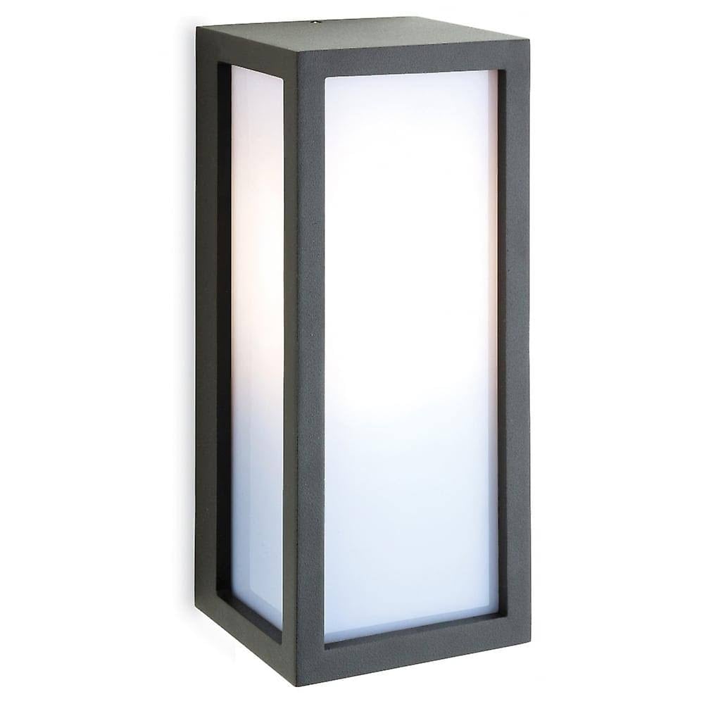 Warwick Outdoor Low Energy Wall Light In Graphite Finish IP54 2331GP