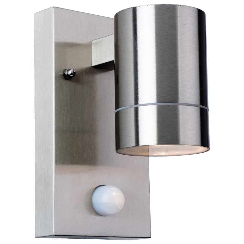 Colt Outdoor PIR Single Wall Light In Stainless Steel Finish IP44 3428ST