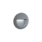 Round Outdoor LED Wall And Step Light In Stainless Steel 6080