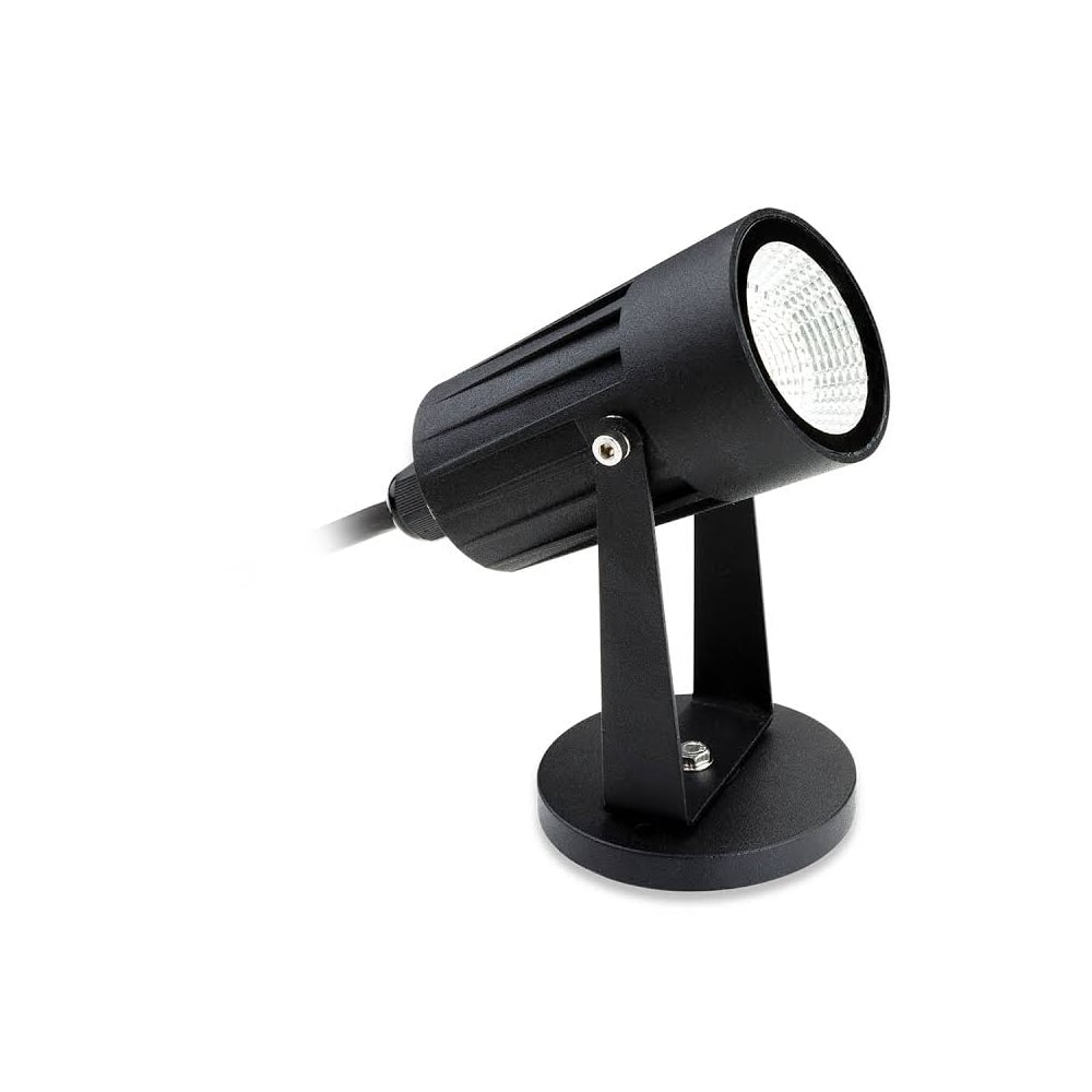 Outdoor Contemporary LED Spotlight In Black Finish 4907BK
