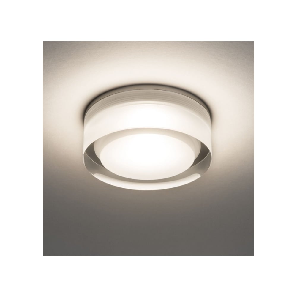 Vancouver Clear Acrylic LED Flush Ceiling Light 1229012