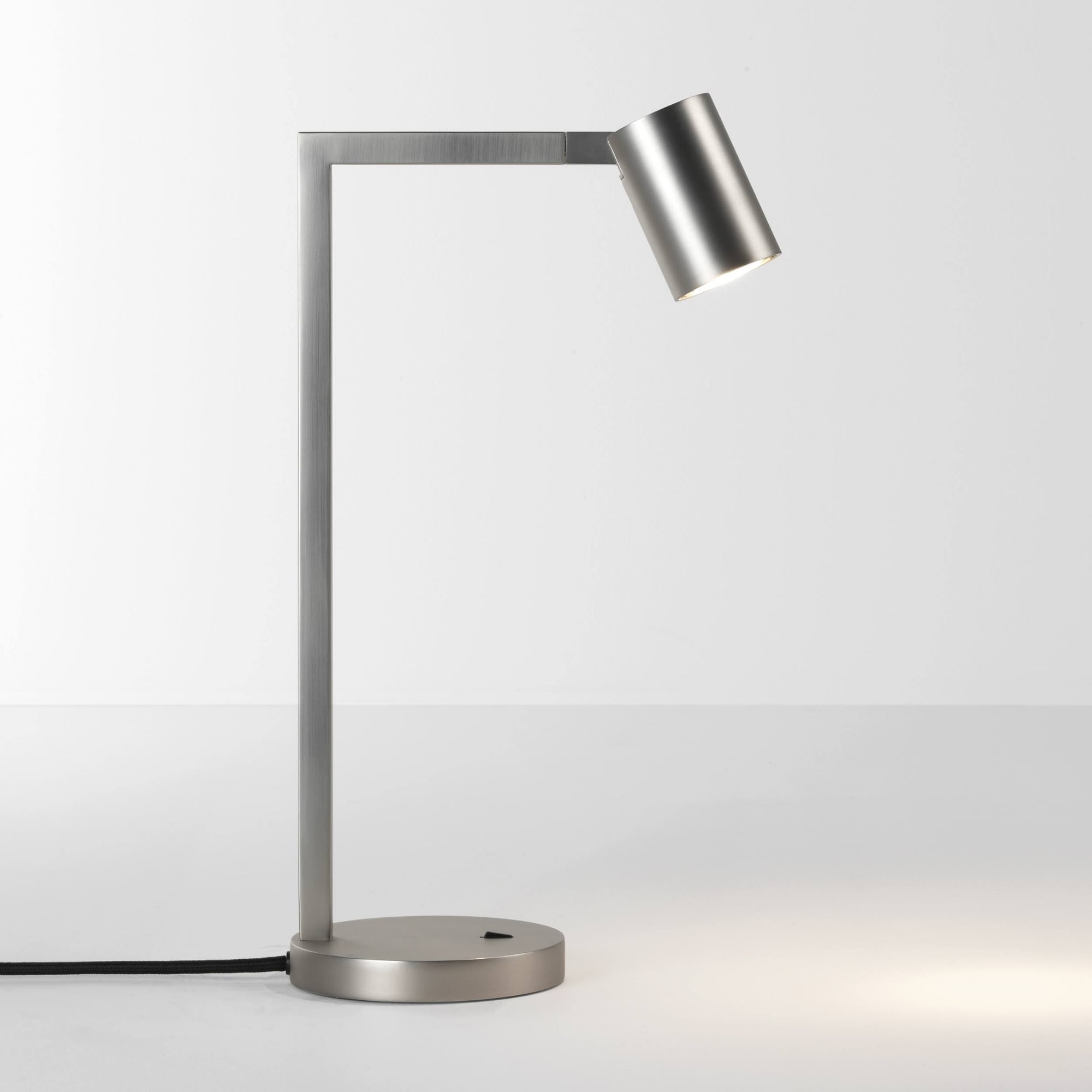 Ascoli Modern Desk Lamp In Matt Nickel Finish 1286017