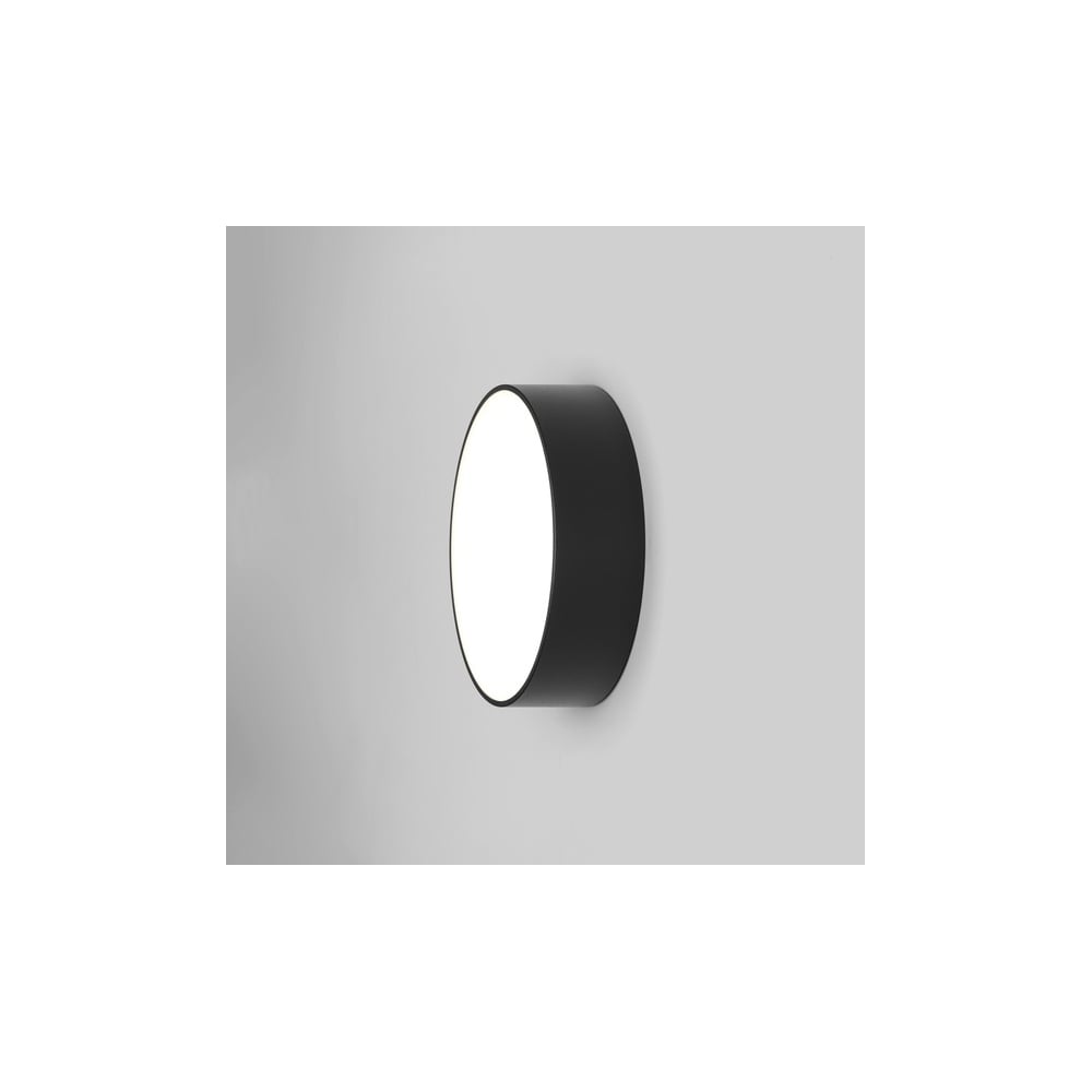 Kea 250 Outdoor Round LED Flush Light In Black Finish 1391004