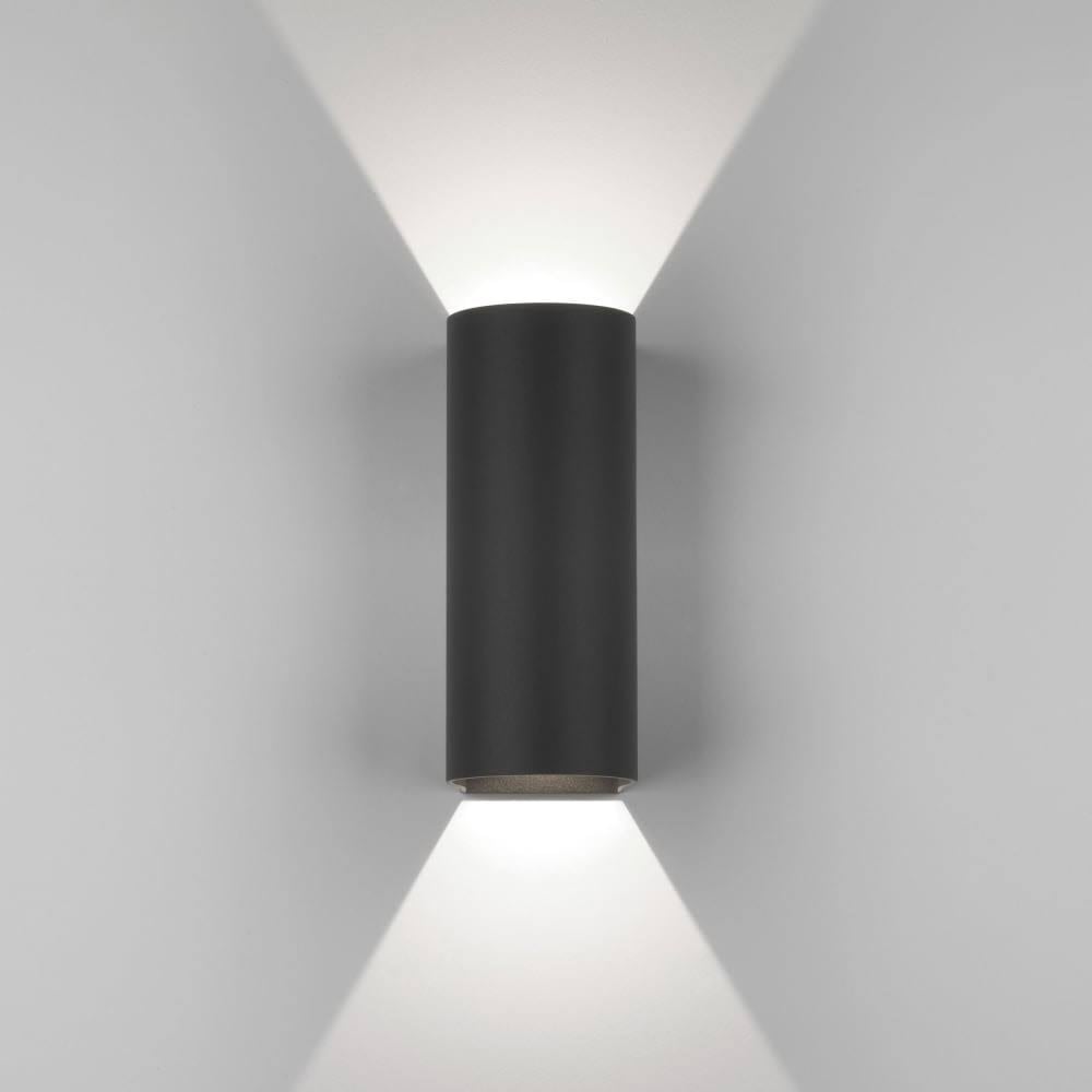 Dunbar LED 255 Contemporary Outdoor Wall Light In Black Finish 1384005