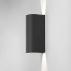 Dunbar LED 255 Contemporary Outdoor Wall Light In Black Finish 1384005