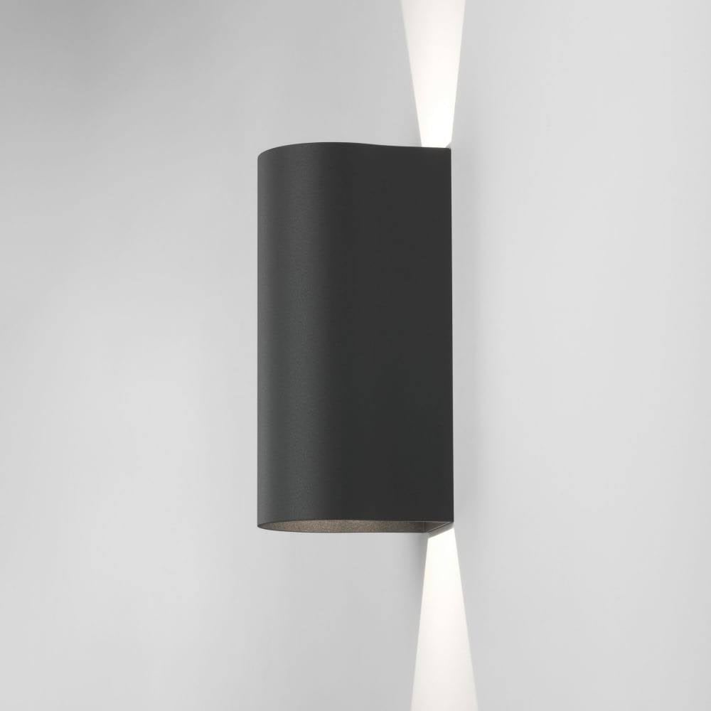 Dunbar LED 255 Contemporary Outdoor Wall Light In Black Finish 1384005