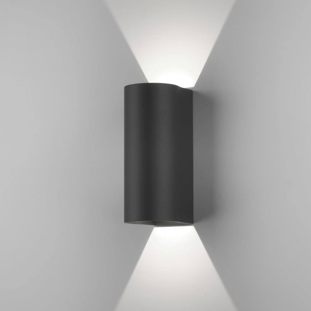 Dunbar LED 255 Contemporary Outdoor Wall Light In Black Finish 1384005