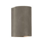 Dunbar Modern Outdoor LED Wall Light In Matt Concrete Finish 1384020