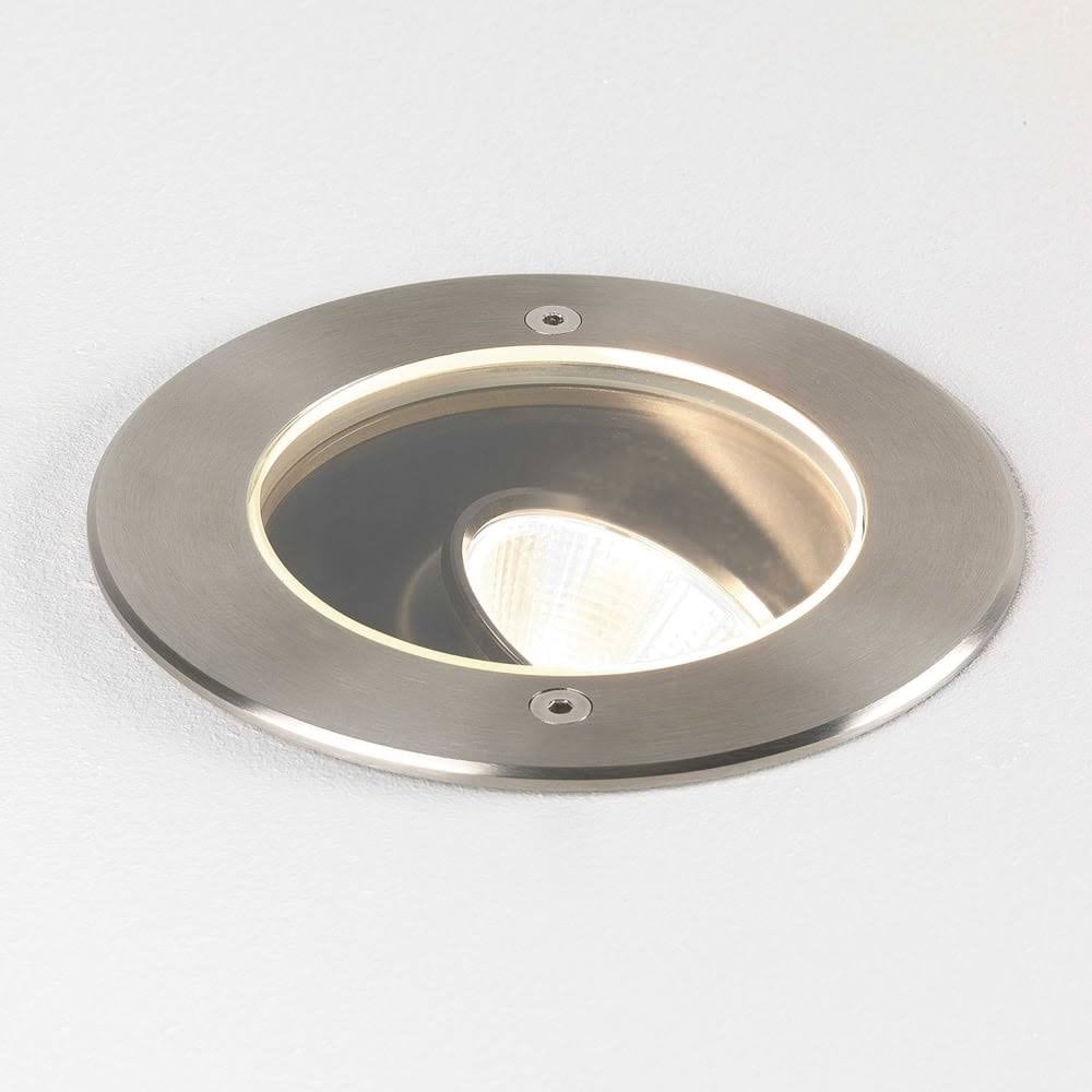 Cromarty 120 Outdoor LED Ground Light In Brushed Stainless Steel IP67 1378004