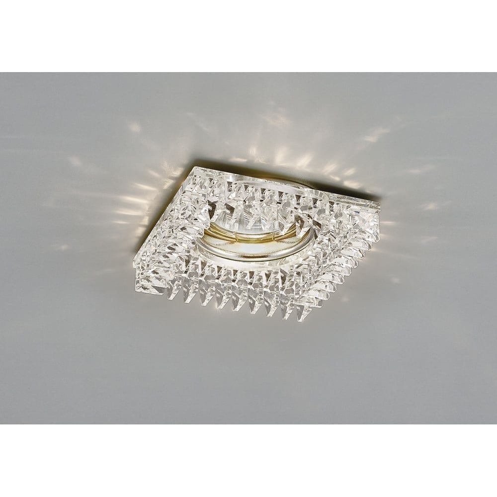 Square Crystal Downlight Frame In Polished Chrome Finish IL30834CH