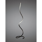 Nur XL Modern LED Floor Lamp In Brown Oxide Finish M5805