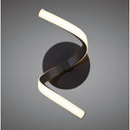 Nur Modern LED Dimmable Wall Light In Brown Oxide Finish M5830